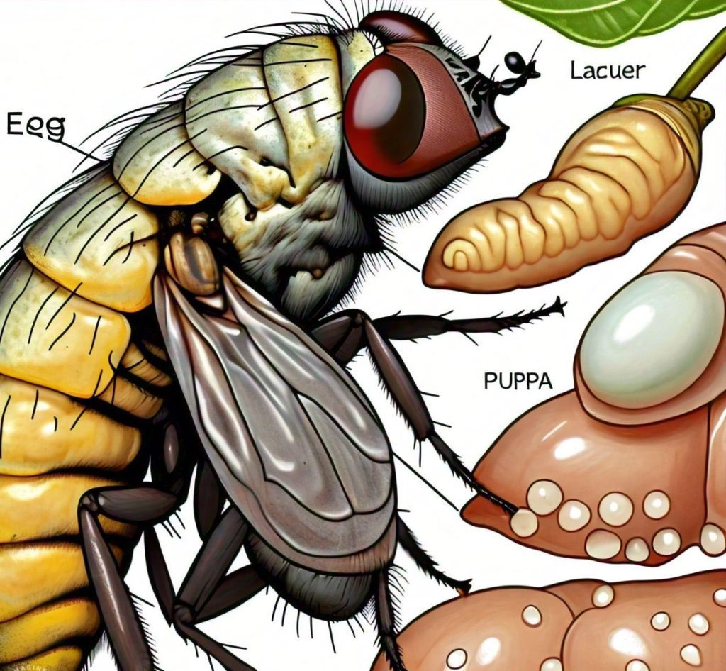 flesh fly life cycle