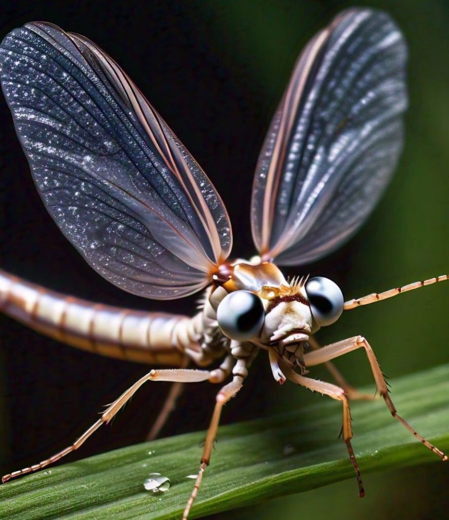 mayfly white eyes