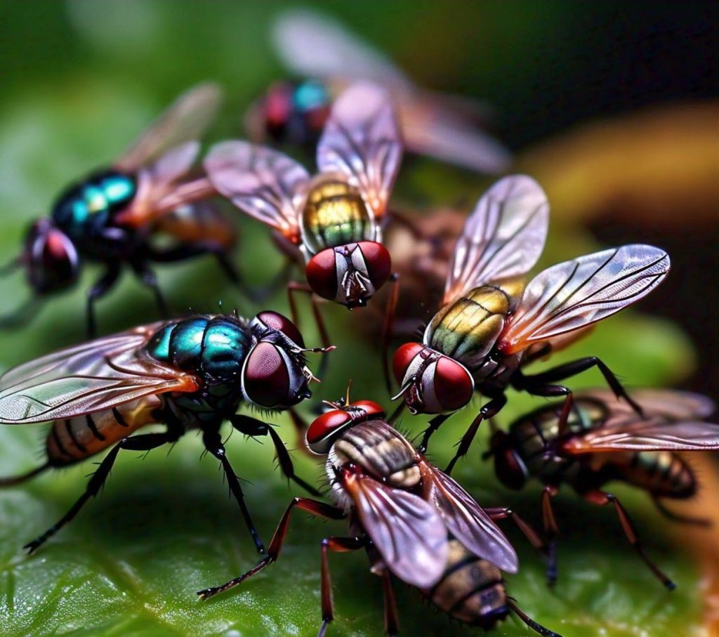 tiny types of flies