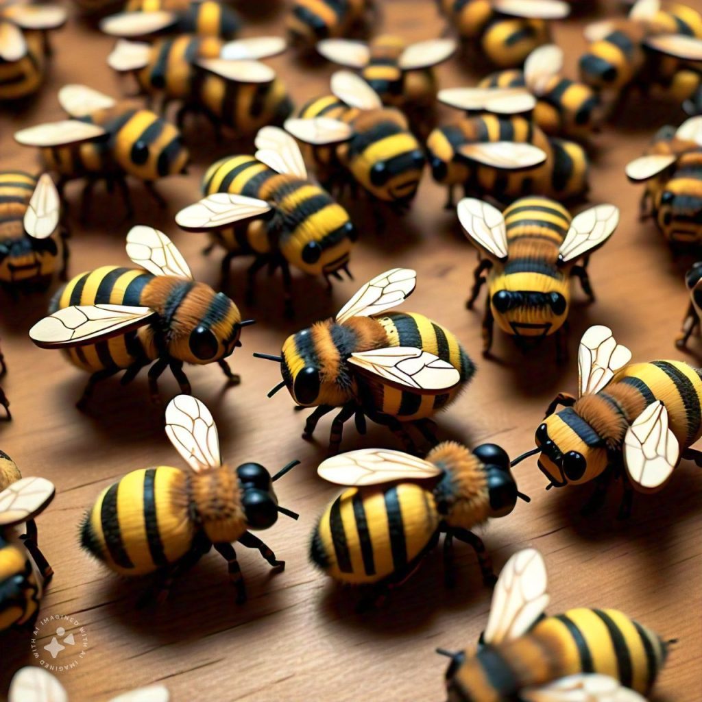 wooden bees