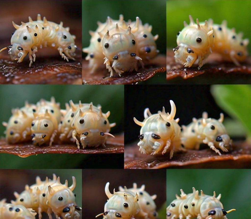 Antlered Flutter Fly Larvae