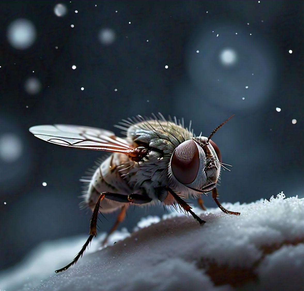 do flies hibernate