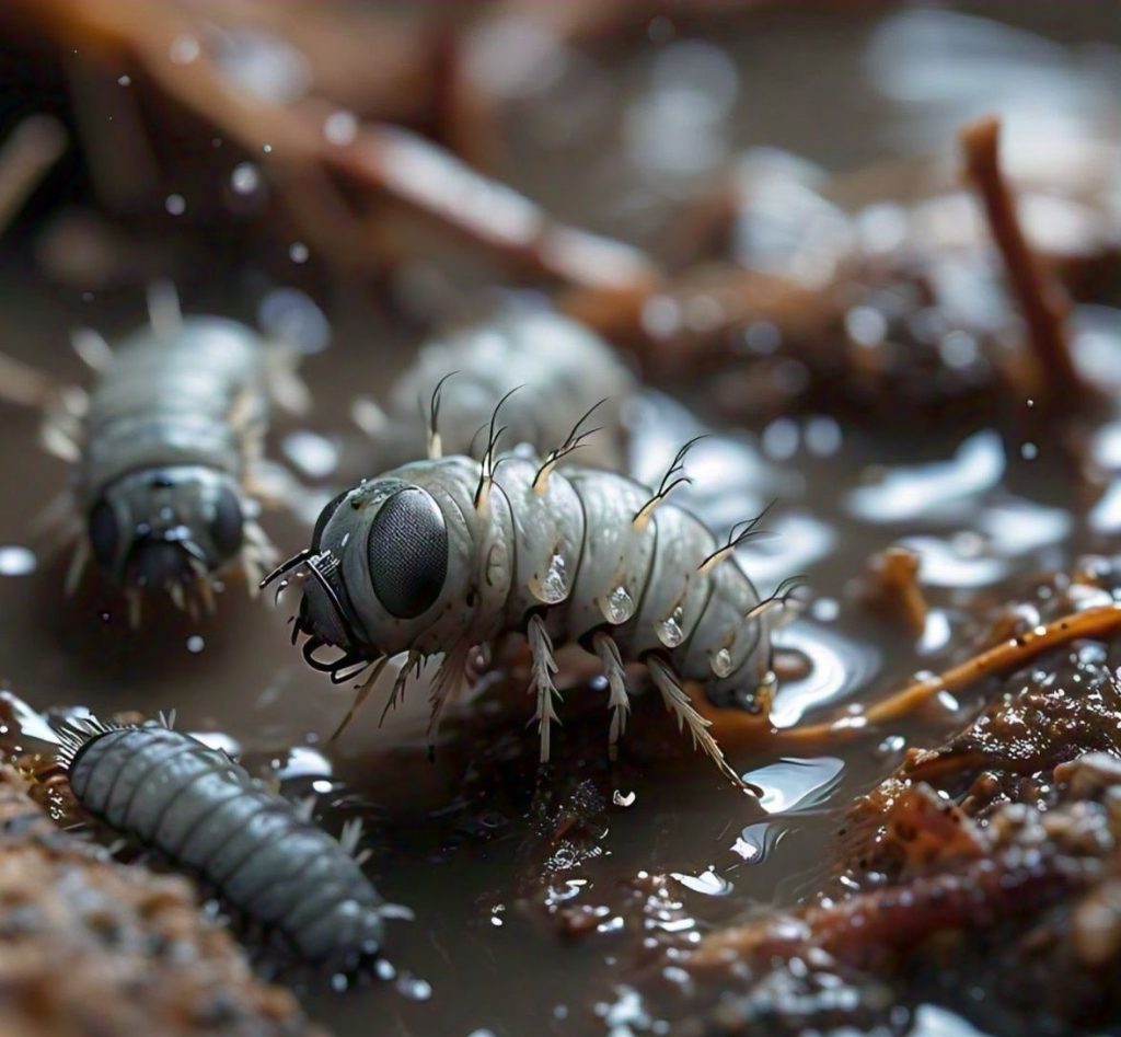 drain fly larvae