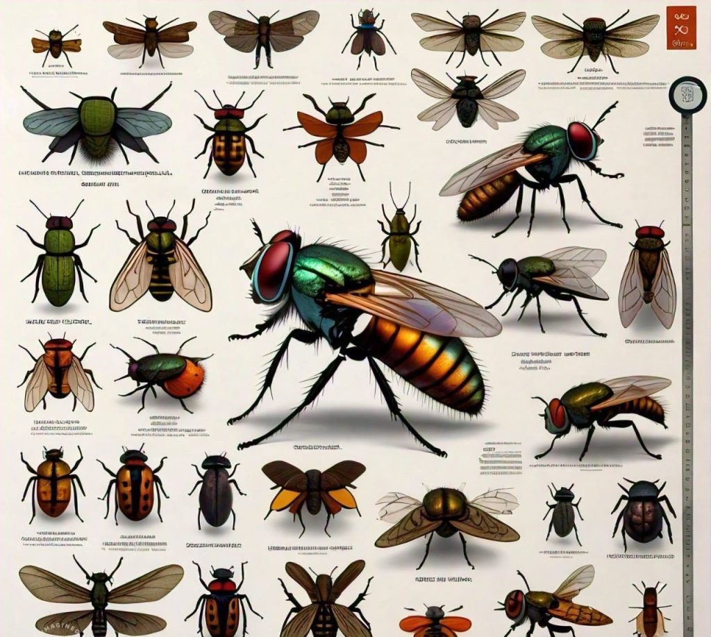 fly identification chart