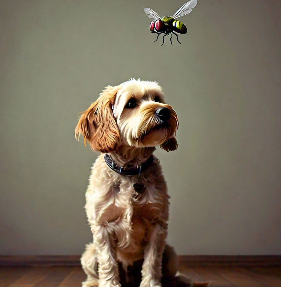 Are flies okay for dogs to eat